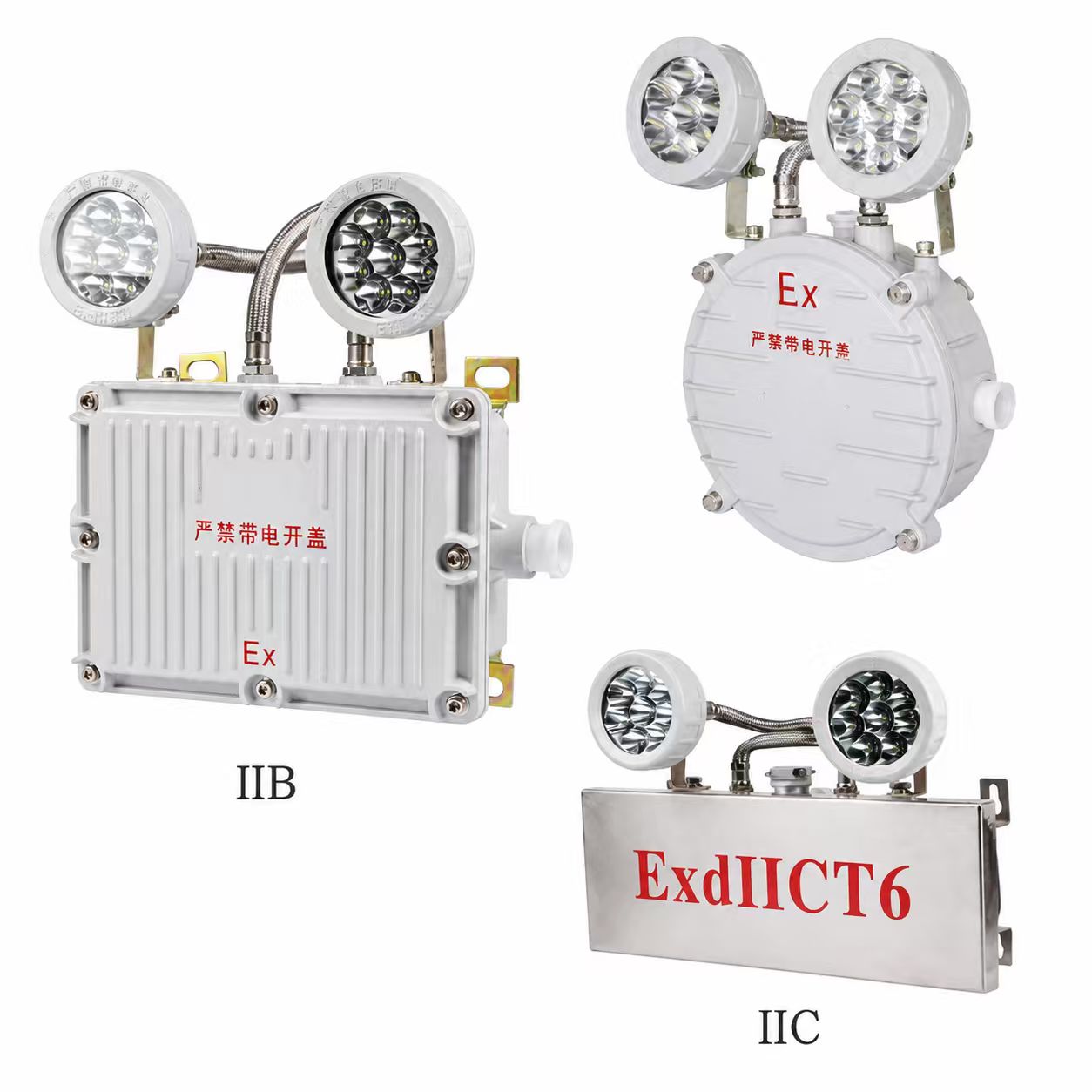 Twin-Head Explosion-Proof Emergency Light