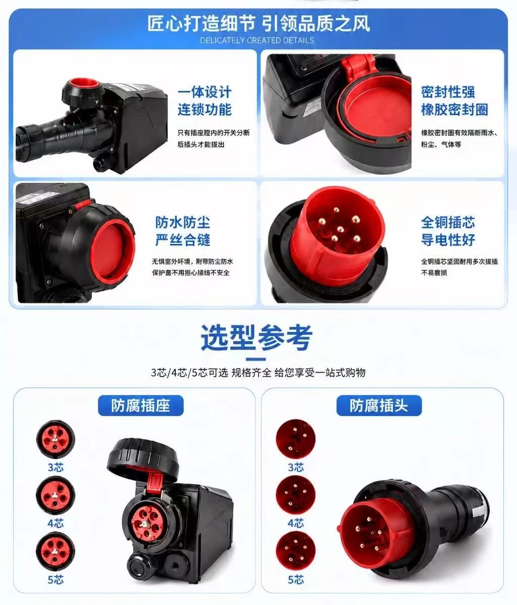 Explosion-Proof Corrosion-Resistant Plug and Socket detail 2