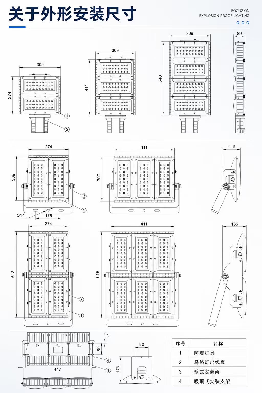 High-Power Explosion-Proof LED Light detail 2
