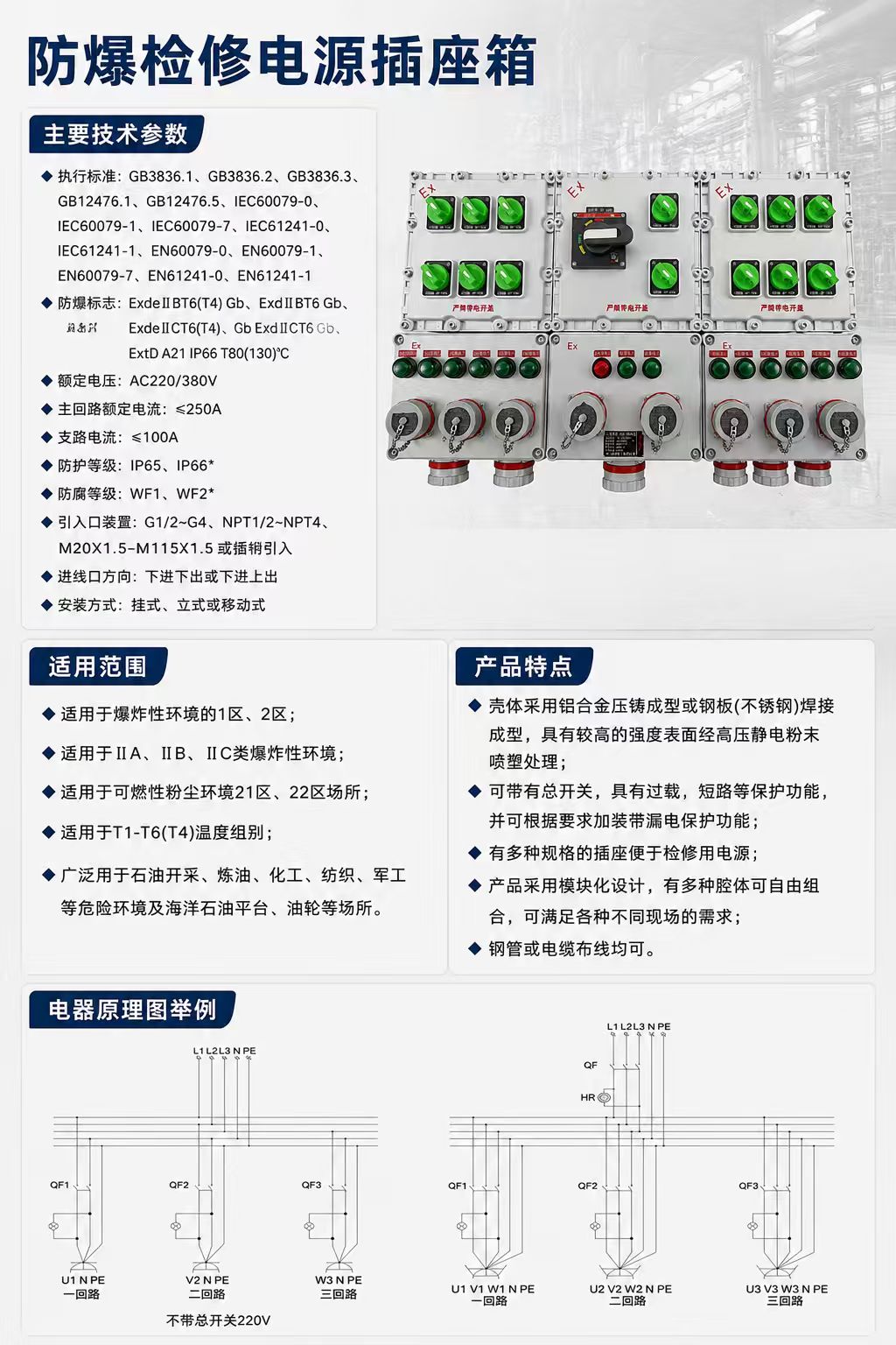 Explosion-Proof Maintenance Power Socket Box detail 1